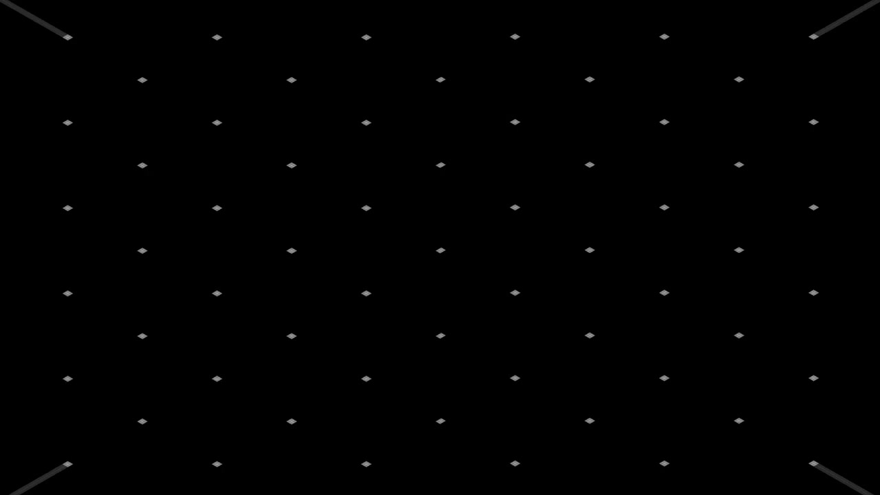 Dynamic Monochrome Geometric Grid Pattern Animation