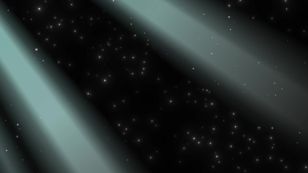 Ethereal Light Rays and Floating Dust Particles on Dark Background