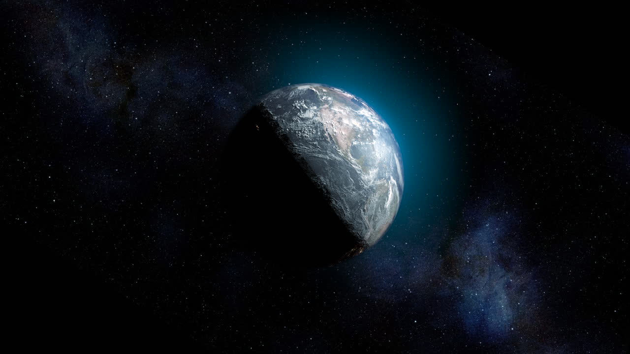 tierra en el espacio