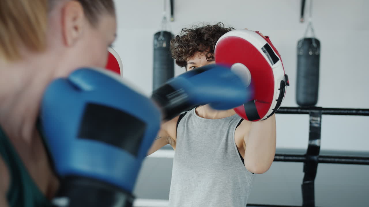 Women Boxing Training Session