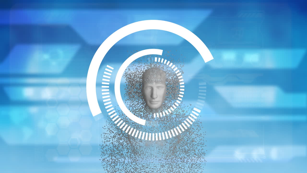 cuerpo humano en anillos giratorios