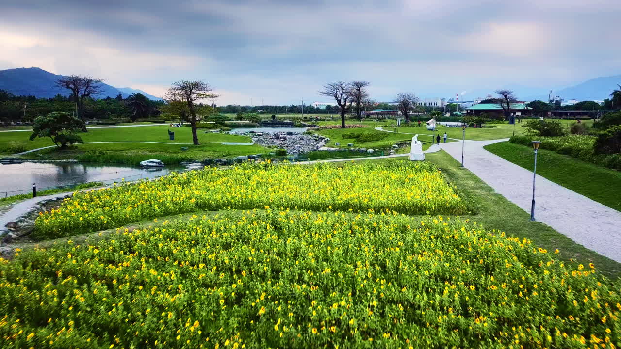 조감도 of happy farm huilanwan waterfront hualien bay taiwan 空拍 台灣 花蓮 洄瀾??