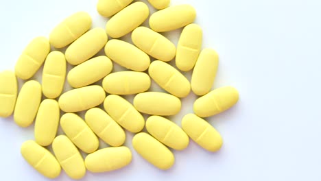 pile of yellow pills