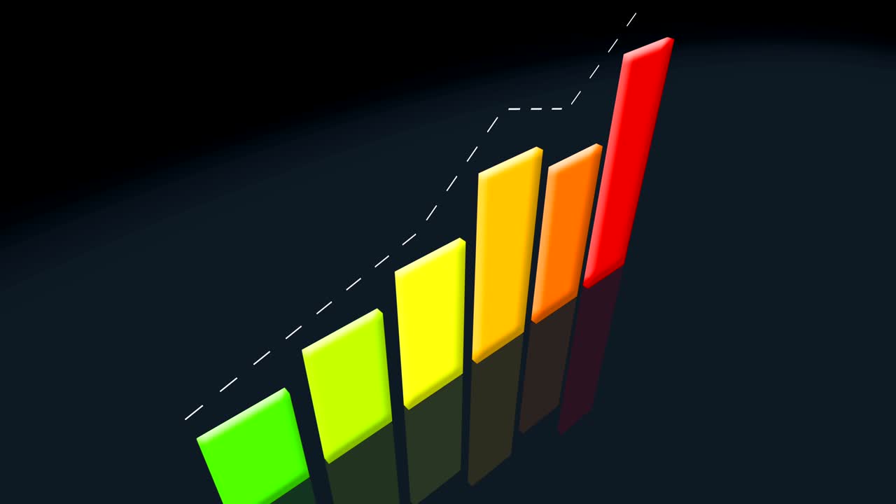 aumento del mercado de valores y el intercambio