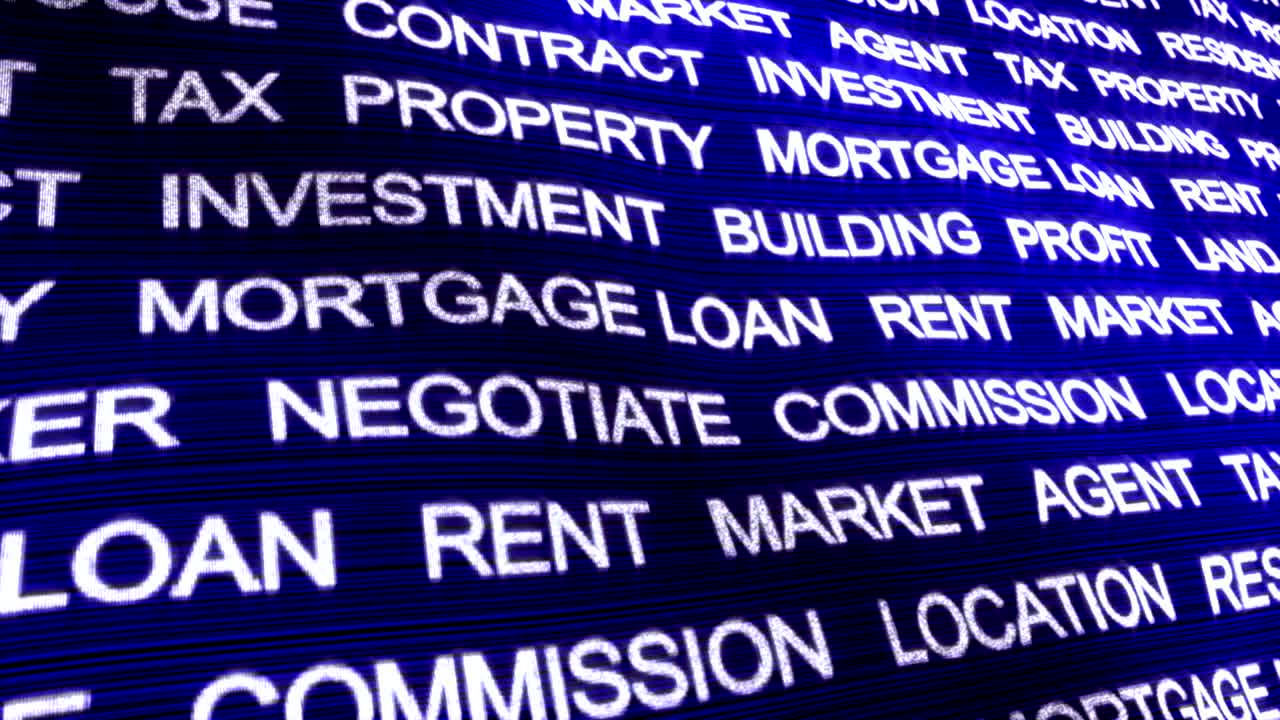 REAL ESTATE Keywords Background, Loop