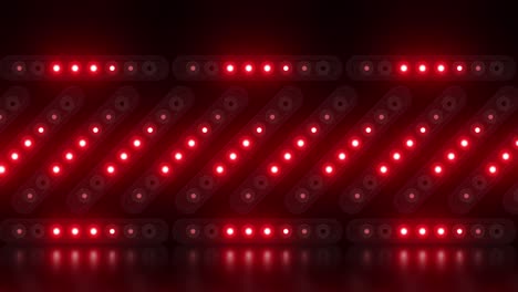 red neon light pattern wall