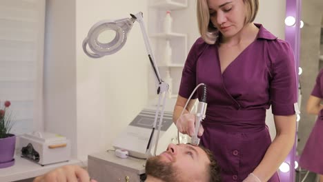 skincare treatment at a beauty salon
