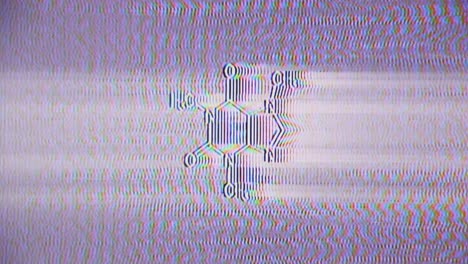 Caffeine-Chemical-Formula-Analog-Tv-Glitch-Static-Noise-Texture