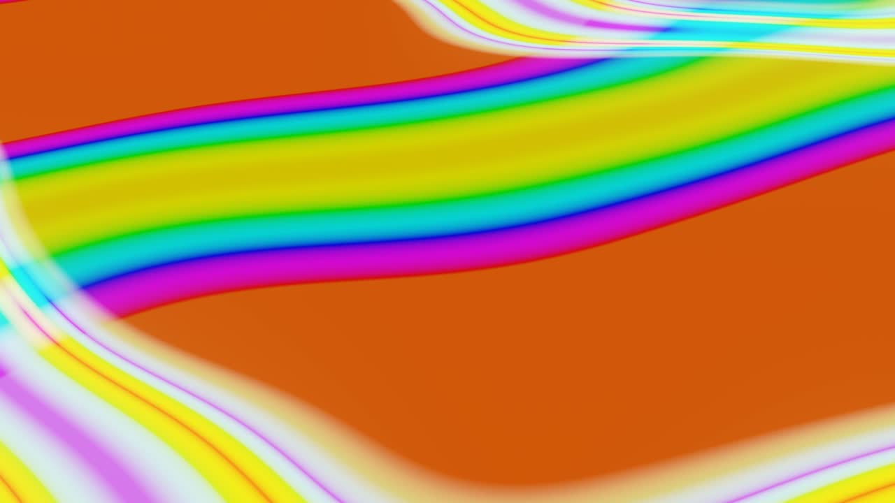 ondas abstractas multicolores que se extienden en la distancia