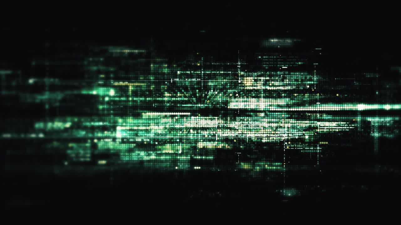 Advanced data matrix simulation UI with cutting-edge digital environment with a dynamic and immersive display of interconnected data matrix information networks systems background