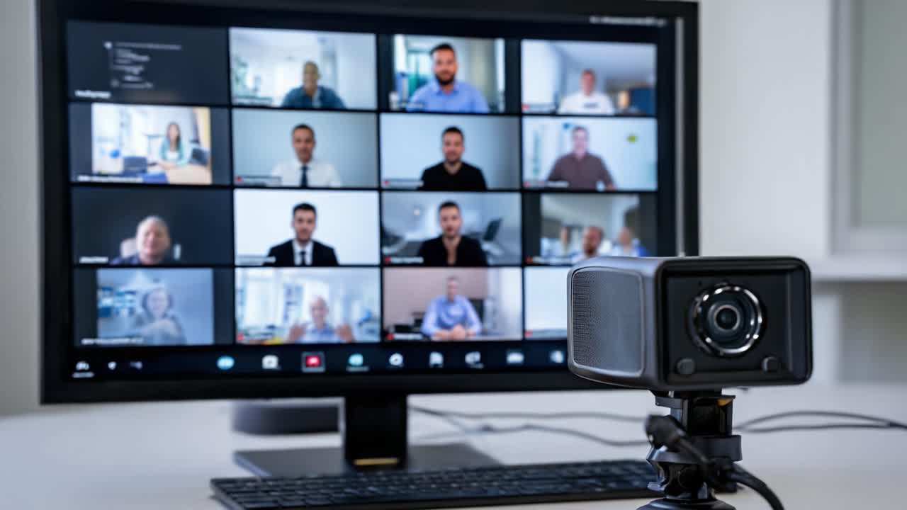 A Dynamic Virtual Meeting Experience: Engaging Participants Through Online Conferencing and High-Quality Video Interaction Across Multiple Screens