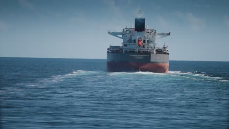 Un-Carguero-Kess-Con-Vista-Trasera-En-El-Mar-Del-Norte