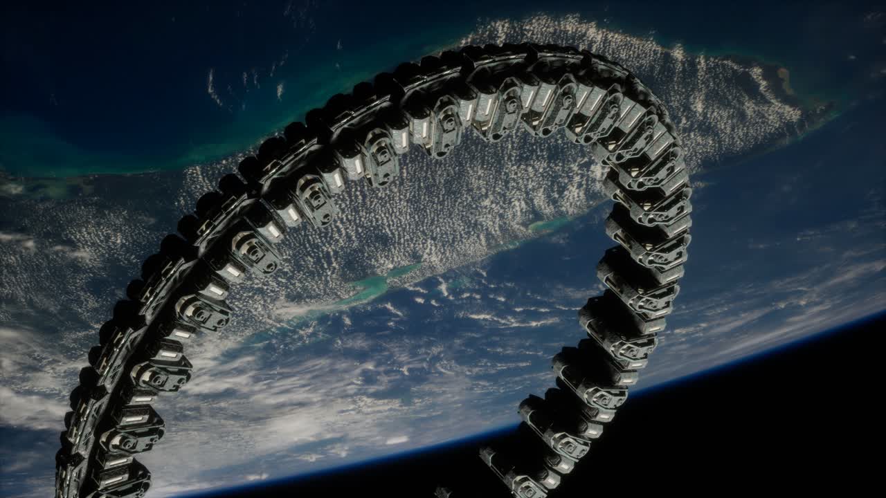 지구  ⁇ 도에 있는 미래의 우주 정거장