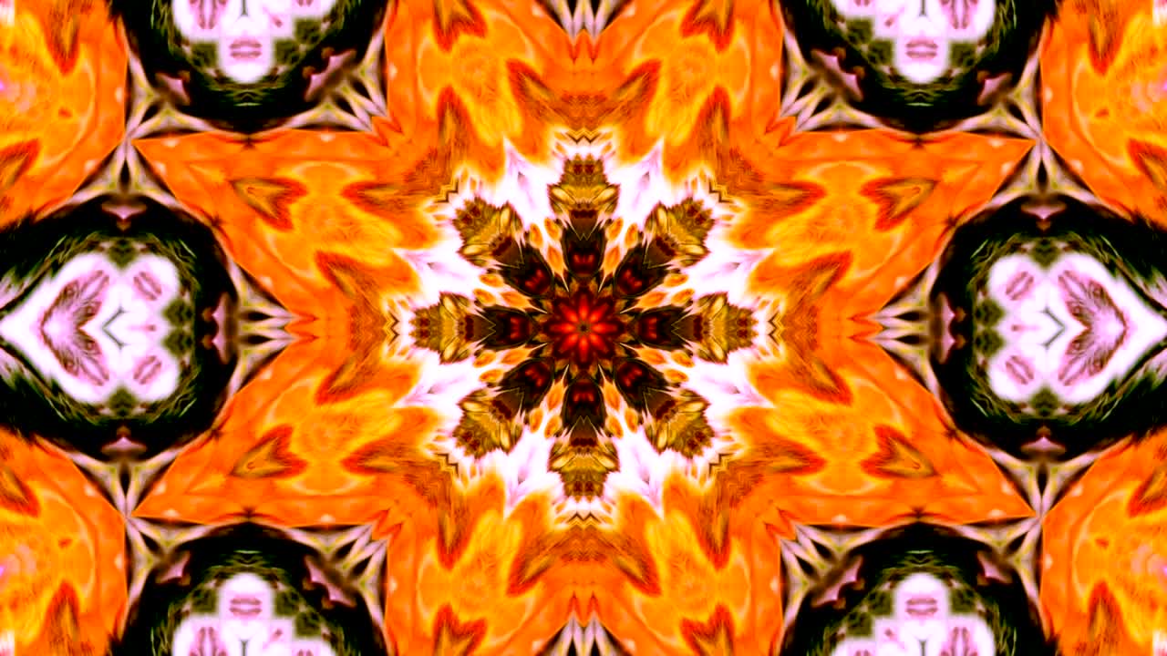 movimiento de fondo de kaleidoscopio abstractamente colorido