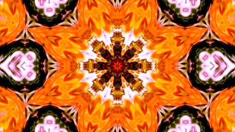 movimiento de fondo de kaleidoscopio abstractamente colorido