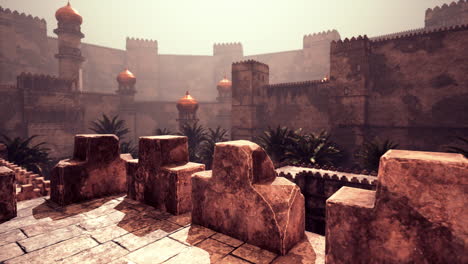 exploring the ancient architecture of a forgotten city in the east