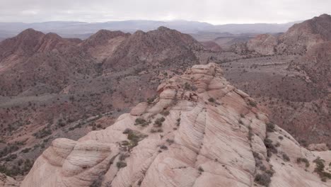 yant flats orbita con st george, utah en la distancia