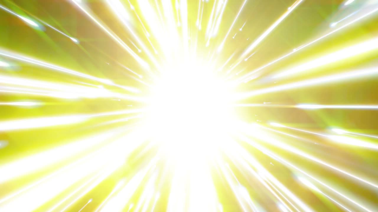 다이내한 빛의 터널: 밝은 선은 우리로부터 빠르게 멀어집니다.