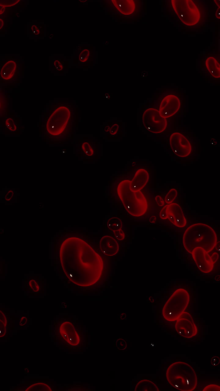 las células rojas de la sangre