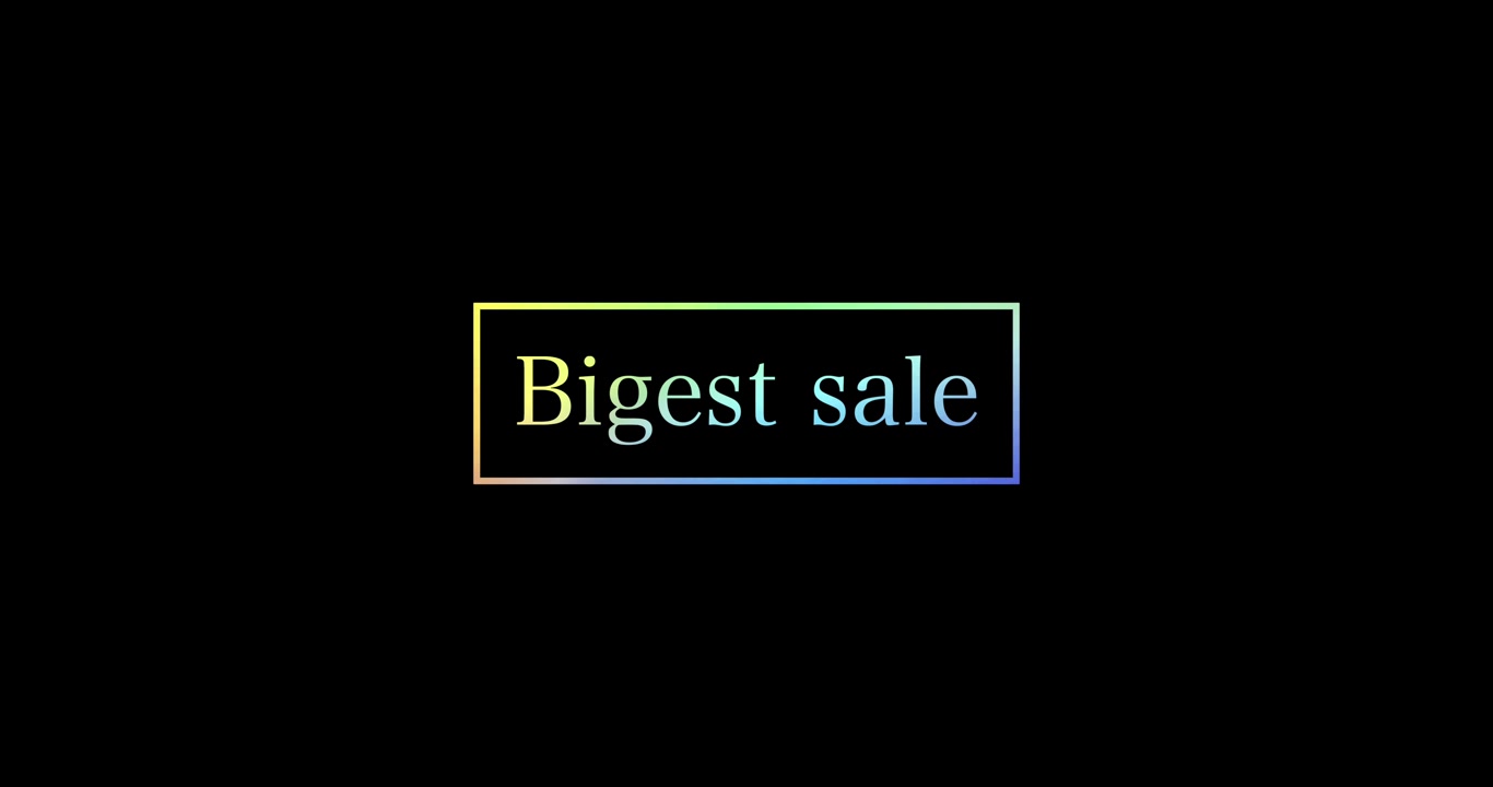 bigest sale color chnagin box