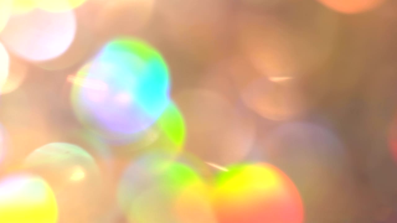 partículas de chispas abstractas que se mueven pequeñas grandes desenfocadas