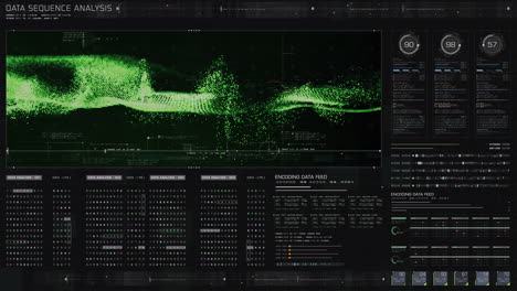 Simulación-Holográfica-Futurista-De-Inteligencia-De-Redes-Neuronales-Artificiales-Que-Realiza-Análisis-De-Secuencia-De-Datos-Fondo-De-Visualización-Frontal