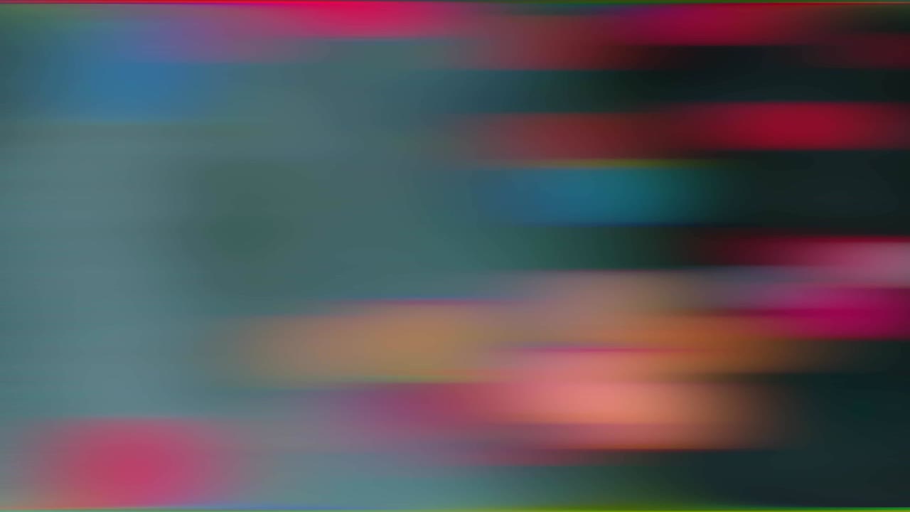 movimiento distorsionado y borroso de luces brillantes multicolores