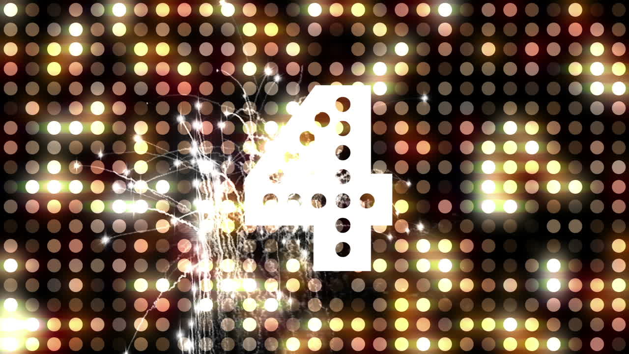 cuenta atrás de diez a uno para los nuevos años