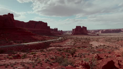 red rock canyon arch landscape