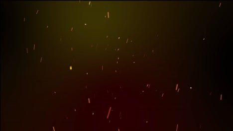 animación de bucle de partículas de fondo negro con chispas
