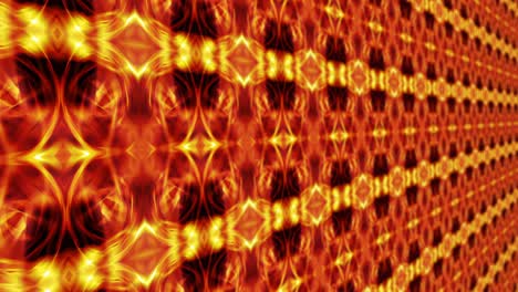 abstract pattern animated background. 4k 3d orange red mosaic design seamless loop motion. dynamic minimal symmetrical mosaic motif. digital effect ornament for backgrounds, transition and titles.