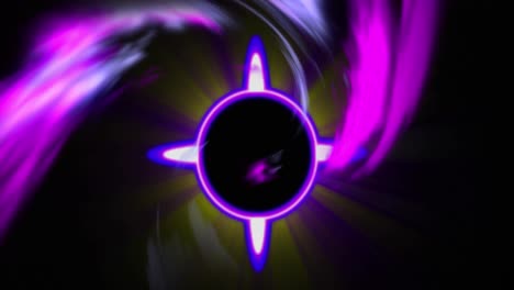 animaciones de formas coloridas líquidas en movimiento sobre un fondo negro