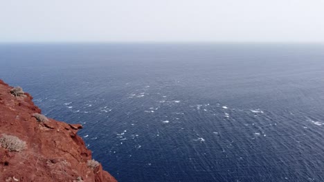 belo exemplo do efeito capa na ilha de teneriffe