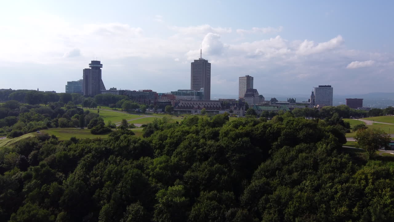 volando sobre la llanura de abraham en quebec