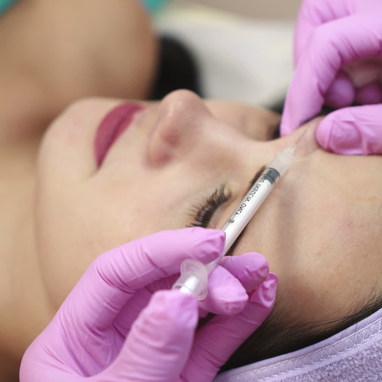 Rejuvenating facial injections.