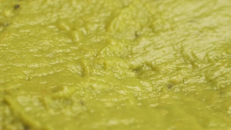 close-up of guacamole