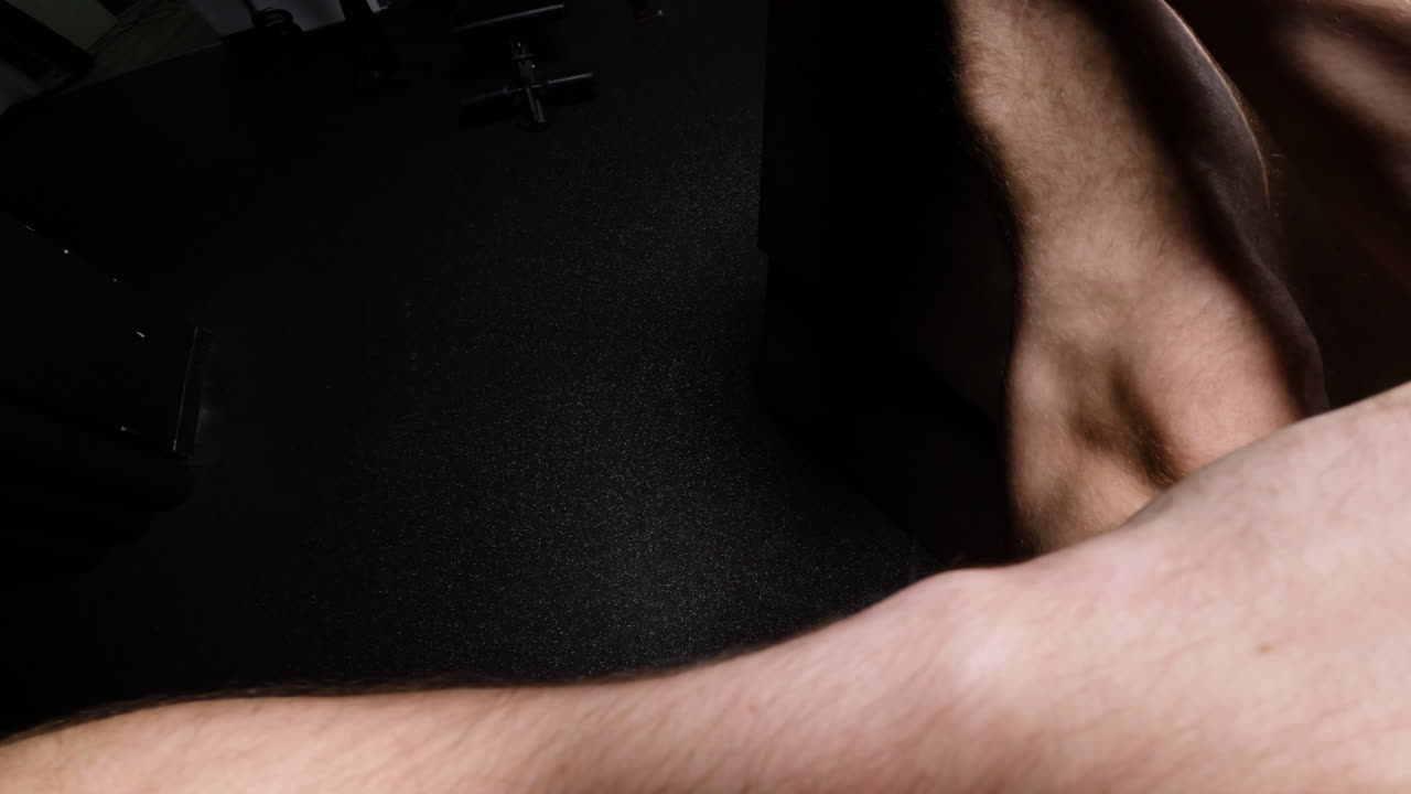 Box Jump Exercise in Gym
