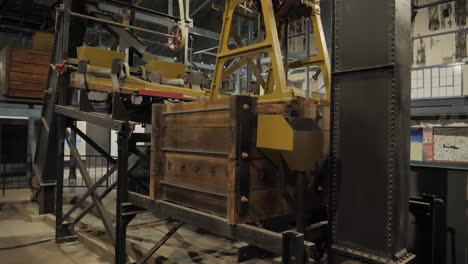 tilt up huge conveyor equipment in big hole diamond mine museum, rsa