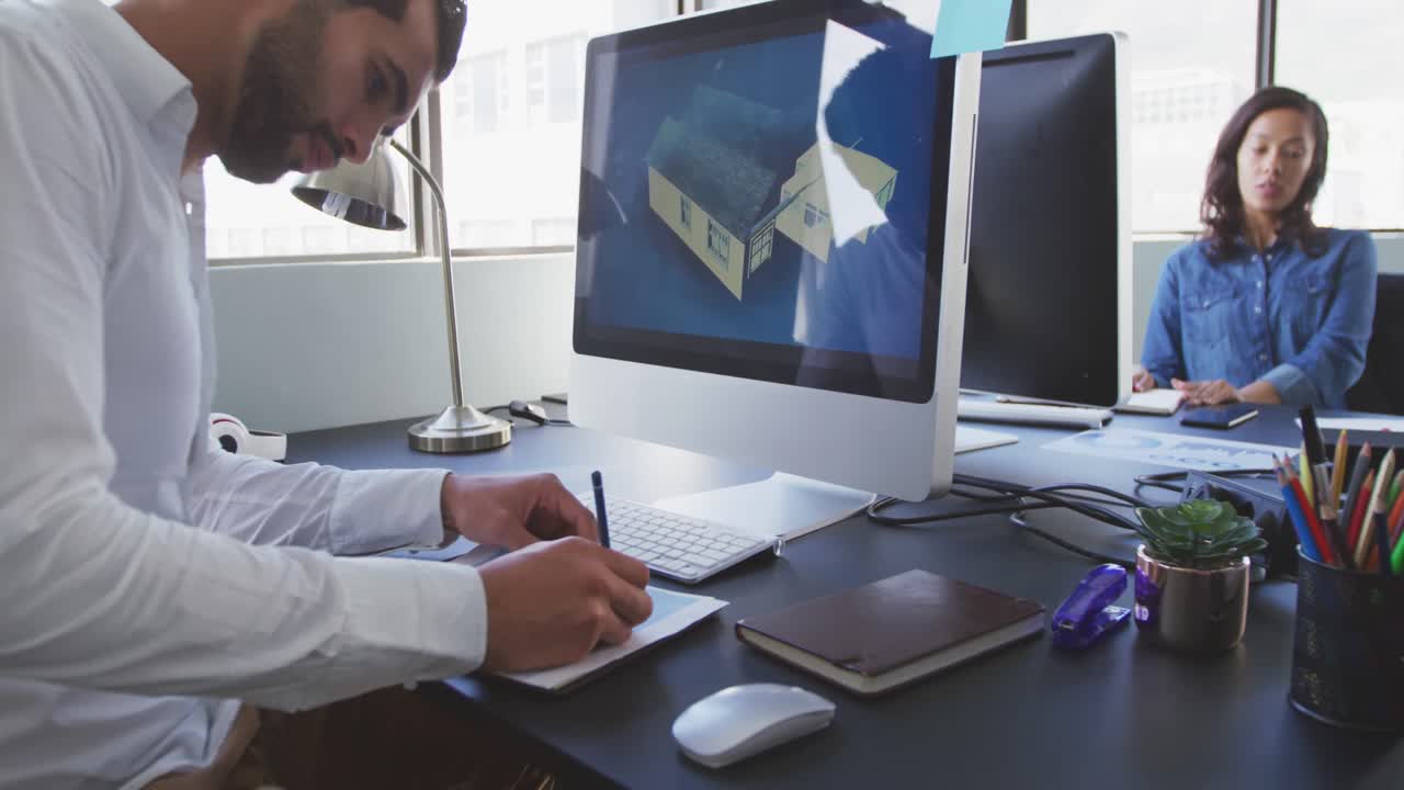 personas de negocios que trabajan en oficinas modernas