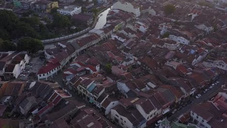 Antena:-Ciudad-De-Malaca-En-Malasia