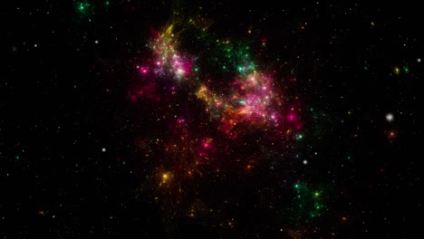 stars background. flying through space.