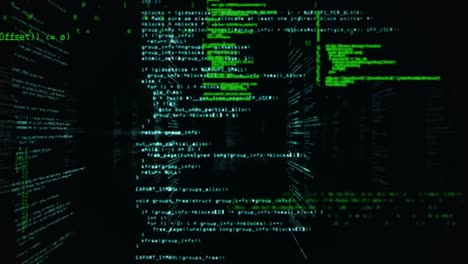 animazione dell'elaborazione dei dati durante la pandemia di coronavirus covid19