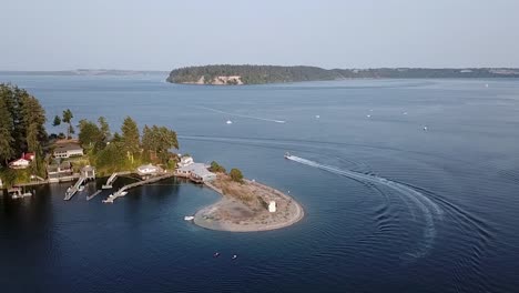 perfect weather for a boating adventure - gig harbor marina washington state