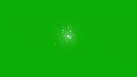 weld sparks motion graphics with green screen background