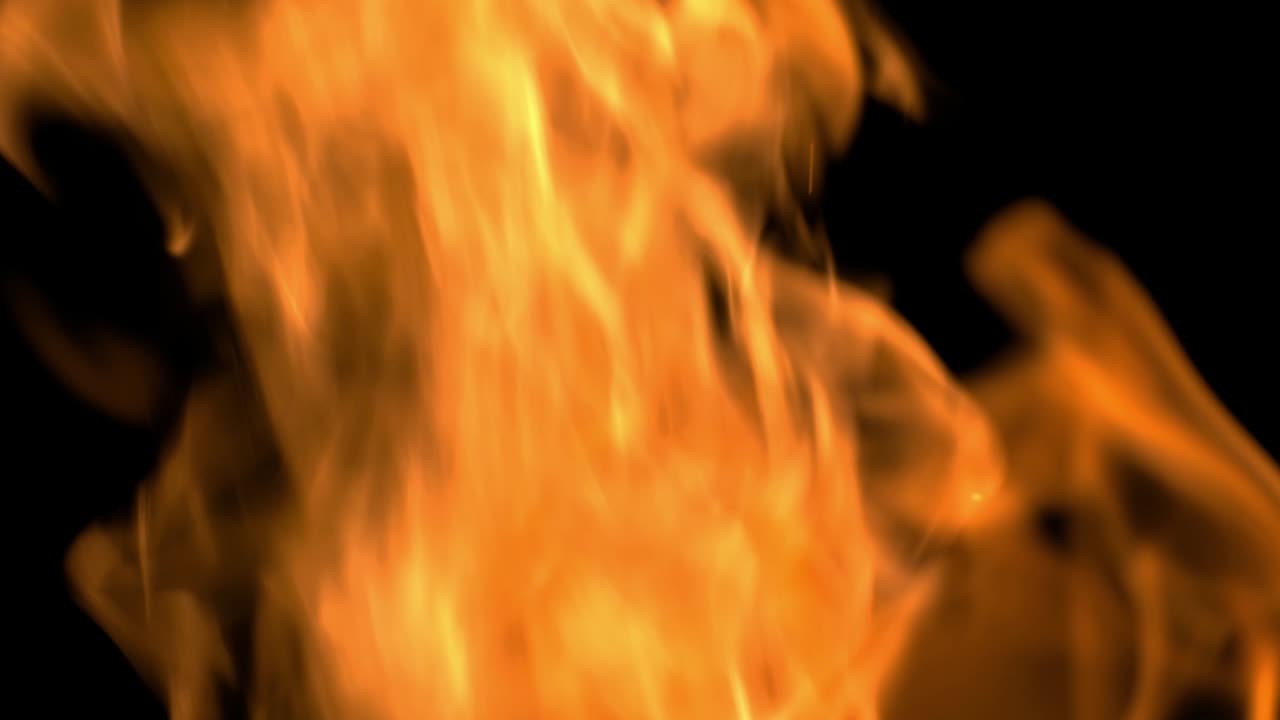 медленное движение красное горячее пламя огонь горит светящийся огонь пламя