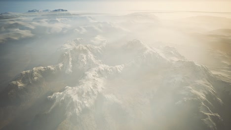 Alps-mountain-range-aerial-shot-flying