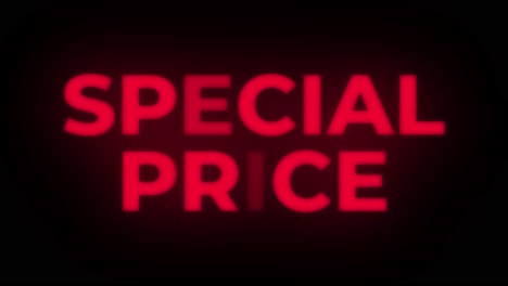 special price neon sign
