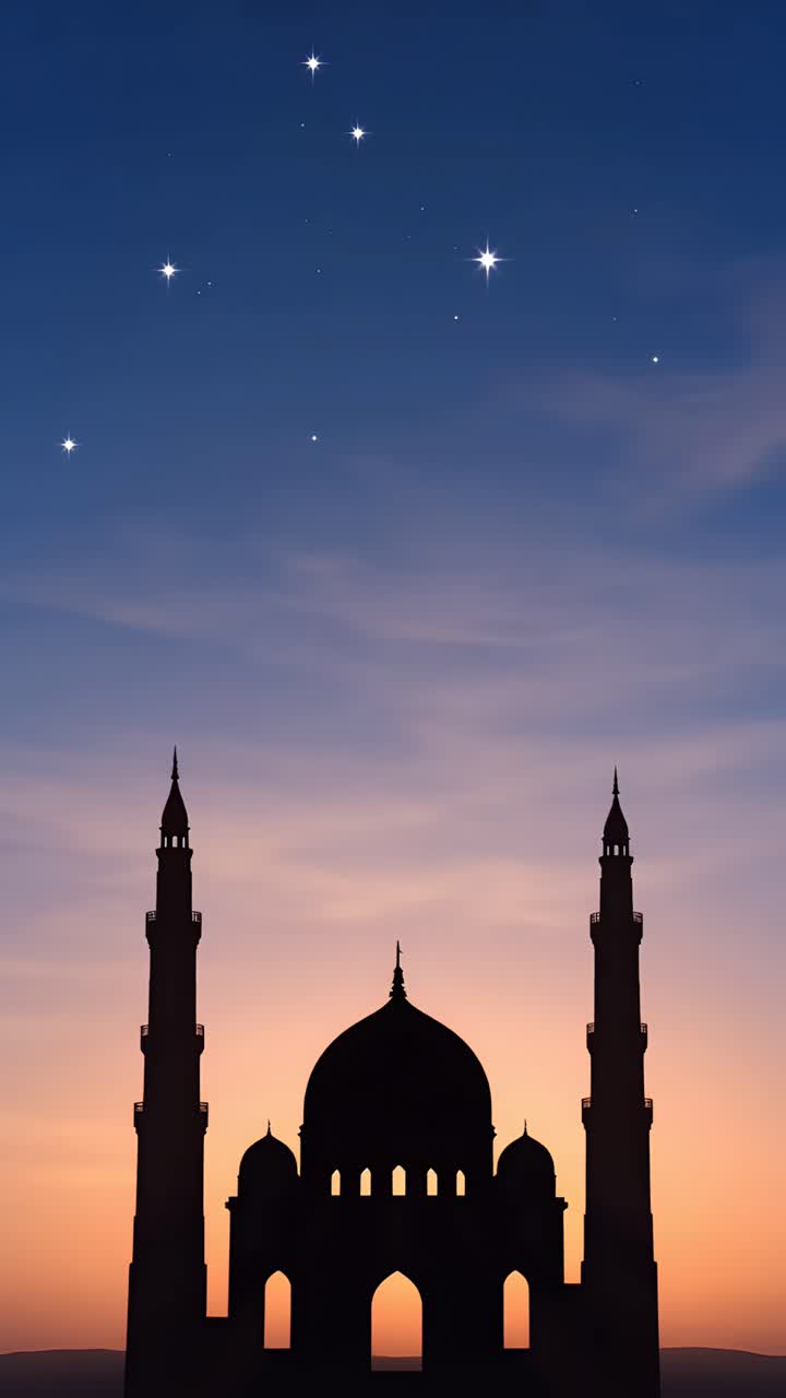 Eid al-Adha Moschea Sfondo islamico 4K