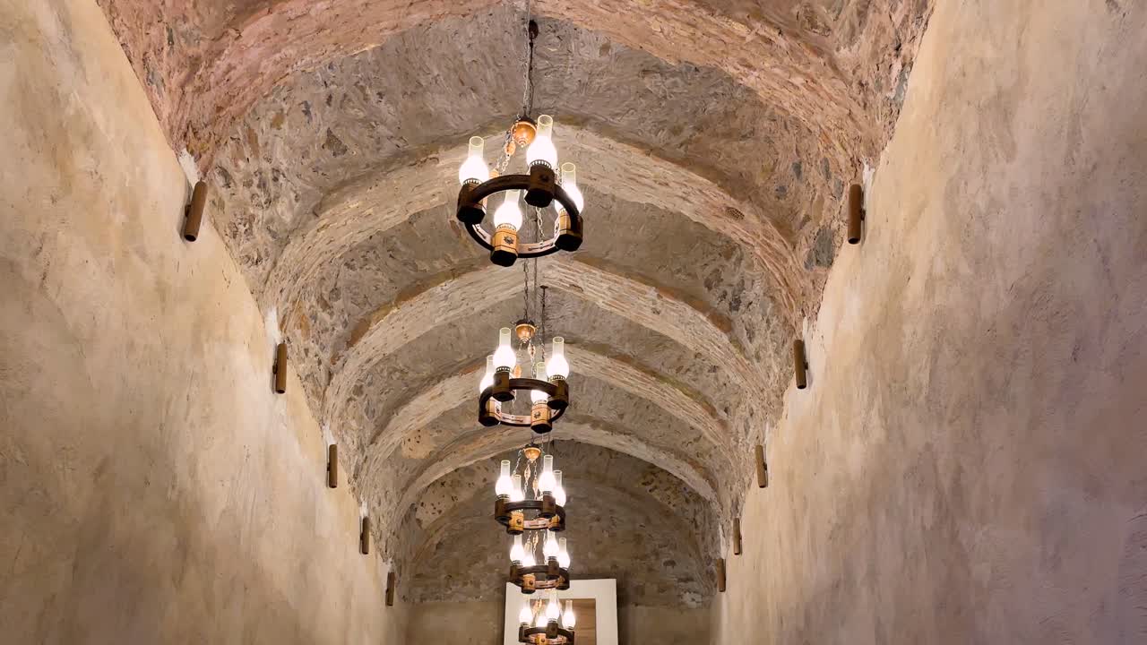 Dome architecture of brick caravansary reservoir water storage in traditional desert in Iran mountain summer landscape scenic horizon destination sunlight outdoors wanderlust vacation holiday travel