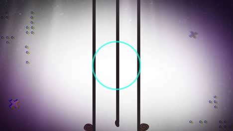 animación digital de formas abstractas que se mueven contra un fondo gris